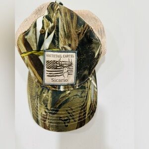 Pacific Headwear ORIGINAL 637C Unisex Vintage Camo Whitetail Cartel  Sicario Cap